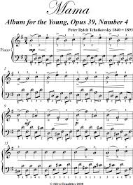 Download and print in pdf or midi free sheet music for the flowers of the forest by misc tunes arranged by biotaru. Mama Album For The Young Easy Piano Sheet Music Ebook Von Peter Ilyich Tchaikovsky 1230004047179 Rakuten Kobo Osterreich
