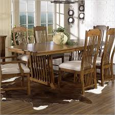 craftsman mission casual dining table