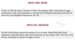 14455 sw pacific hwy, tigard (or), 97224, united states. Wu S Open Kitchen Menu In Tigard Oregon Usa