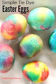 Fortunately, it is possible to tie dye fabric with food coloring. Colorful Tie Dye Easter Eggs