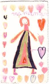 Je souhaite une merveilleuse fête à nos chères mères qui ont toujours été la pour nous. Dessins D Enfant Pour Carte De Fete Des Meres Merci Facteur