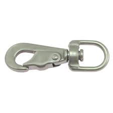 Quality products ensuring safety and performance for more than 100 years. Swivel Eye Snap Hook 58 Mm Stainless Steel Pet Hardware