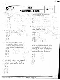 Tes psikotes matematika dasar soal cerita lengkap dengan pembahasan. Prosus Inten Try Out Matematika Dasar 1 Pdf
