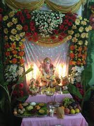 The festival of ganesh chaturthi has many rituals, customs and significance for the people of hindu religion. Ganesh Chaturthi Decoration Ideas Ganesh Pooja Decor Ganpati Pooja Decoration At Home Simple Ganpati Decoration Decoration For Ganesh Chaturthi Ganesh Chaturthi Decoration Pooja Decoration Ganapati Decoration