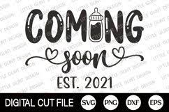 Coming Soon Svg Baby Shirt Svg Pregnancy Announcement Gift 1279726 Cut Files Design Bundles