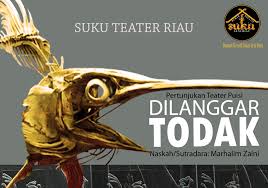 Filem singapura dilanggar todak diarah oleh pengarah omar rojik pada tahun 1961. Membaca Pertunjukan Teater Puisi Dilanggar Todak