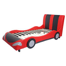 Der kinderbettenmarkt bietet eine große vielfalt von. Bett Auto Junge Kinderbett Jugendbett Lattenrost Kunstleder Holz 190x100cm Schwarz Rot 43181 Kinderwagencenter Ch Ihr Spezialist Fur Kinderwagen Zwillingskinderwagen Und Vieles Mehr