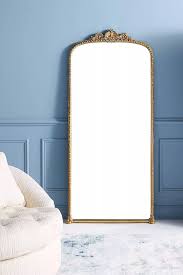 Browse through gold length mirror with uniquely embellished frames and features to enhance your décor. Gleaming Primrose Mirror Anthropologie Gold Floor Mirror Floor Length Mirror Mirror
