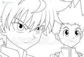 Jpg source use the download button to find out the full image of hunter x hunter coloring pages printable, and download it for a computer. Hunter X Hunter Coloring Pages 100 Pictures Free Printable