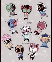 how cute they are 仮面ライダー イラスト ご当地ヒーロー 仮面ライダーw