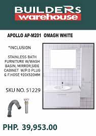 Bathroom basin and cabinet sets; Aluminum Cabinet Is Now On Sale Myhomedepot Builders Facebook