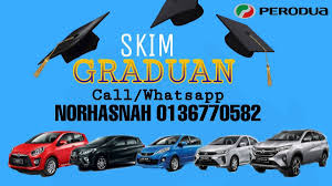 Skim graduan ( 100% pinjaman ) skim ini adalah melalui bank islam (malaysia) berhad. Skim Graduan Perodua Bekerja Dengan Perodua Senawang Facebook
