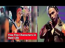 Free Fire Characters In Real Life Adam Maxim Antonio Kla Paloma Shani And More Youtube