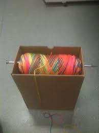 If you are not holding the yarn in a way that is comfortable for you and allows you to crochet freely, it may ruin your chances at crochet success. Things To Do With Your Extra Cardboard Boxes Just Imagine Daily Dose Of Creativity Large Knitting Needles Knitting Hacks Yarn Holder