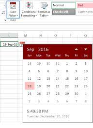 excel date picker calendar template examples for 2019