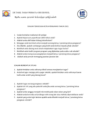 Ketua dan penolong ketua tingkatan bertanggungjawab membantu pengawas mengawal kelas setiap masa. Soalan Temuduga Ketua Pengawas