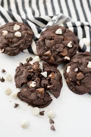 This recipe is super simple how to make double chocolate chip cookies: Soft Chewy Double Chocolate Chip Cookies Cooking With Karli