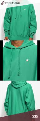 Champion Reverse Weave Kelly Green Hoodie Small Nwt No Flaws Champion Reverse Weave Embroidered C Ke Green Hoodie Champion Reverse Weave Sweaters Crewneck