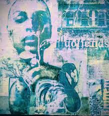 A new serie of gelli prints collage