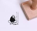 CUSTOM Bookplate Stamp / Wooden Rubber Stamp / Belongs to Stamp ...