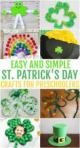 Patrick's day coloring pages) or older kids (shamrock slime, anyone?) Easy St Patrick S Day Crafts For Preschoolers Today S Creative Ideas