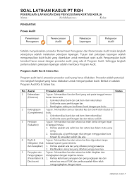 Check spelling or type a new query. Contoh Soal Audit Kas