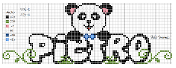 Bicos de fraldas trabalhos manuais tipos de alfabeto bordado alfabeto patchwork. Nome Pietro Com Pandinha Ponto Cruz Nomes Em Ponto Cruz Ponto Cruz Bordado Ponto Cruz Infantil