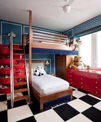 Boys room in blue color and toy. Red White And Blue Boy Bedrooms