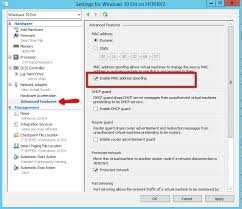 Change the mac address to a random mac address in the first step, we will use macchanger to change the hardware mac address of the network card to a random address. Advance Features Of Hyper V Virtual Network Adapter Part 7 Askme4tech