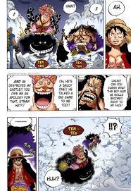 I colored a page from Chapter 1000 : r/OnePiece