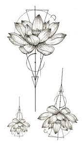 Customize your lotus tattoo with beautiful elements, like geometric shapes. Amazon Com Flowers Lotus Temporary Tattoo Sticker Waterproof Women Girls Kids Hand Arm Party Favor Makeup Body Art 10 5x6cm Set Of 5 Color1 Beauty