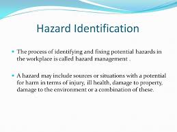 May overall, the goal of hazard identification is to find and record possible hazards that may be. Hazard Identification Ppt Video Online Download