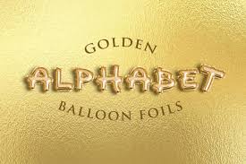 If you want to use this item for another project, please add a new one using your free quota. Free Golden Alphabet Balloon Foils Psd Creativetacos