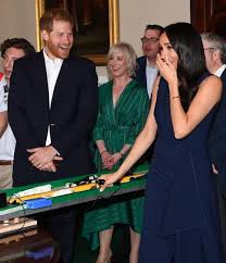 Britain S Prince Harry And Meghan Duchess Of Sussex Laugh During A Prince Harry And Megan Prince Harry And Meghan Harry And Meghan