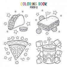 Coloring food coloring pages to print cute sheets for kids fruit. Free Food Coloring Vectors 900 Images In Ai Eps Format