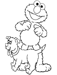 Printable happy birthday s elmo and friendsa814 coloring page. Elmo Happy Birthday Coloring Pages Novocom Top