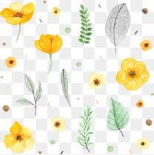 Vector Hand Painted Flowers Watercolor Flowers Yellow Flowers Png Transparent Clipart Image And Psd File For Free Download Flower Graphic Free Watercolor Flowers Flower Illustration