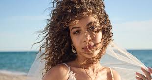 Lizzy V-Neck Sequin A-Line Wedding Gown