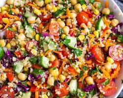 Image of Quinoa salad with vegetables