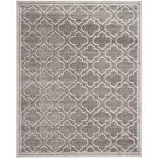 Safavieh Amherst Gray Light Gray 6 Ft X 9 Ft Area Rug Amt412c 6 Indoor Outdoor Area Rugs Area Rugs Light Grey Area Rug