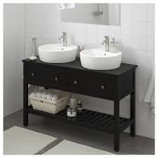 Hemnes Bathroom Vanity 2 Drawers Black Brown Stain Ikea Hemnes Sink Cabinet Ikea Hemnes