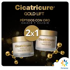 Pack cicatricure gold crema día 50g + contorno duo 15ml: Farmacorp Luce Mas Joven Con Cicatricure Y Su Linea Antiedad Gold Lift En 2x1 Reduce La Profundidad De Las Arrugas Y Redefine El Contorno Facial Pide La Tuya A Domicilio