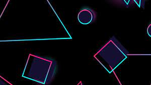 Neon Circles And Triangle 4k Neon Circles And Triangle 4k Wallpapers Widescreen Wallpaper Wallpaper Hd Wallpaper 4k