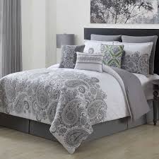 Usually ships within 2 to 3 days. Mona 9 Piece Comforter Set In Grey Comforter Sets Grey And Teal Bedding Grey And White Bedding
