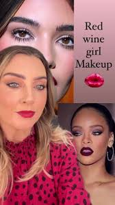 Red wine 🍷 girl makeup is the latest makeup trend! A nice look for  Christmas and it’s pretty simple to achieve 💋💋 Will you give it a go??