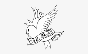 Lil peep s 55 tattoos their meanings body art guru. Crybaby Lilpeep Bird Crybabyalbum Lil Peep Crybaby Album Png Image Transparent Png Free Download On Seekpng
