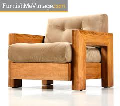 Ib kofod larsen for selig danish chaise lounge chair mid century modern. Restored Vintage Modernist Oak Lounge Chair