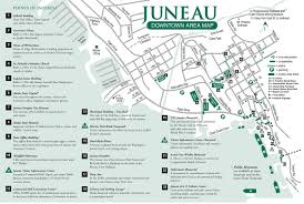 Juneau Downtown Area Map