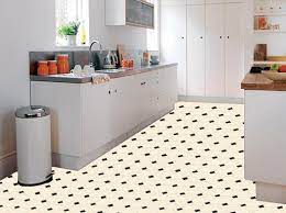 Listed are some vinyl floor ideas to change the look of your kitchen. Kitchen With Black And White Vinyl Flooring Flooring Ideas Floor Design Trends Vinyl Flooring Vinyl Flooring Kitchen Kitchen Flooring
