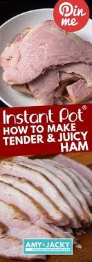 Instant Pot Ham Pressure Cooker Ham Instapot Ham Ham Recipes Honey Glazed Ham Ham Glaze How To Coo Recipes Easy Instant Pot Recipes How To Cook Ham